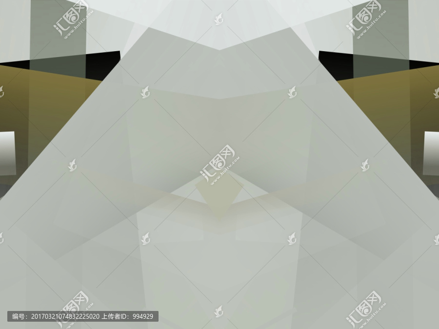 深灰立體幾何拼接高清抽象背景