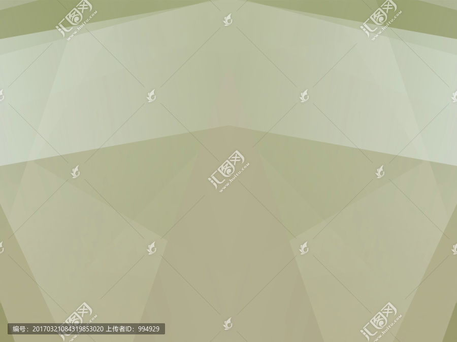 綠色幾何抽象立體拼接背景高清