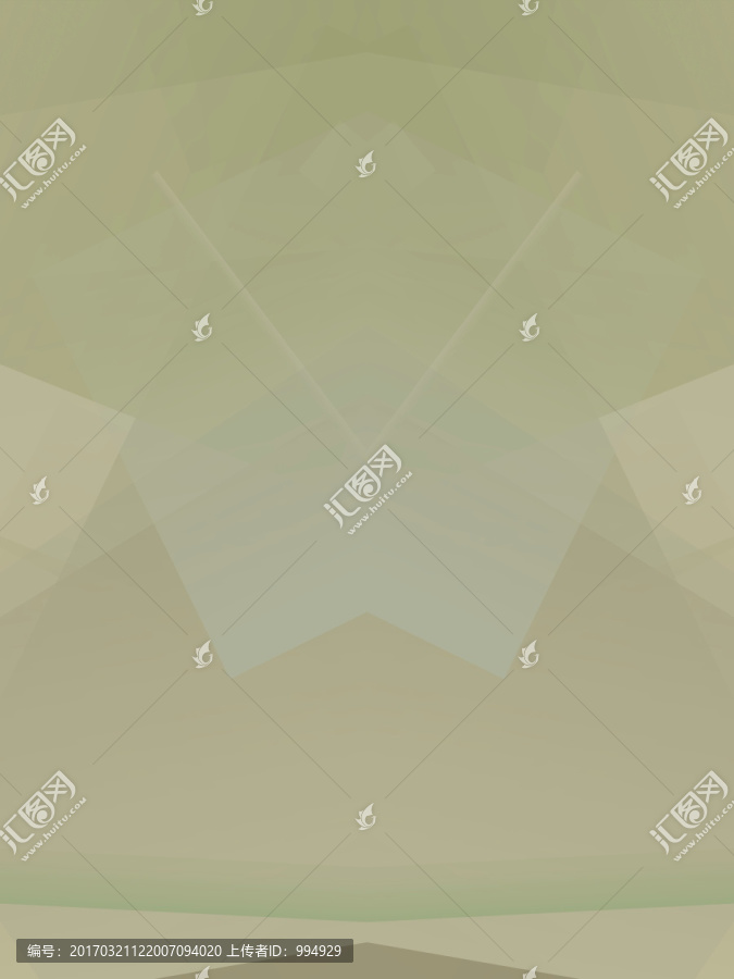 綠色立體幾何拼接抽像高清背景