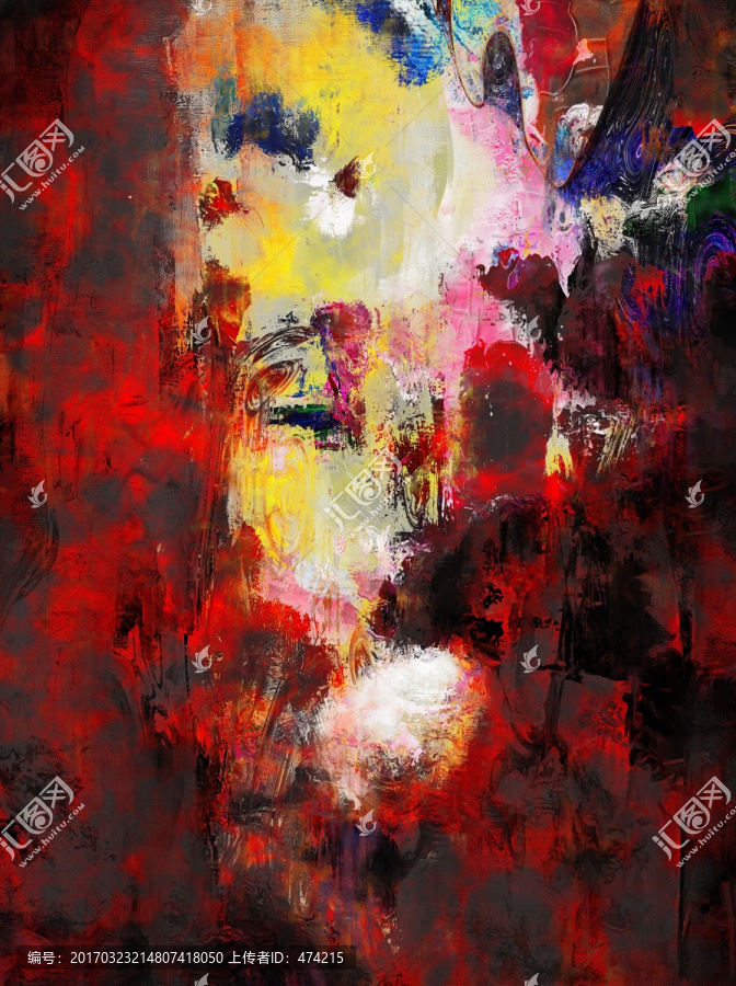 抽象畫,抽象無框畫