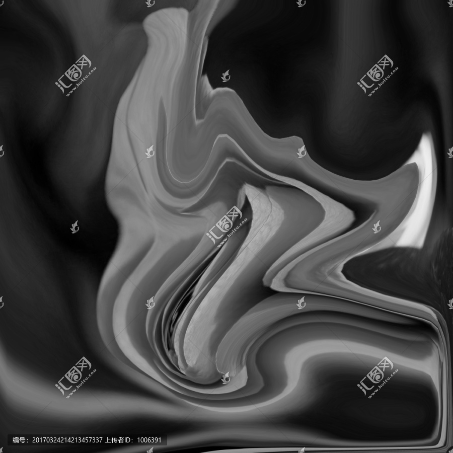 黑白線條水墨背景