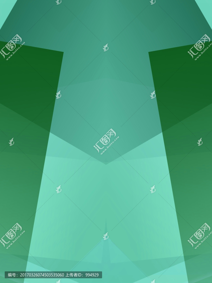 綠色幾何拼接抽象高清立體背景