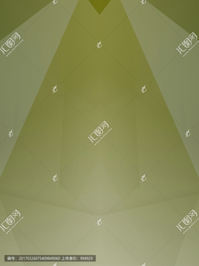 綠色幾何拼接抽象高清立體背景