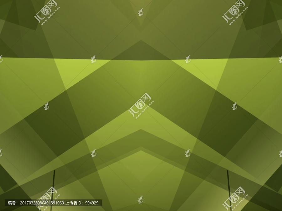 綠色幾何抽象拼接立體高清背景