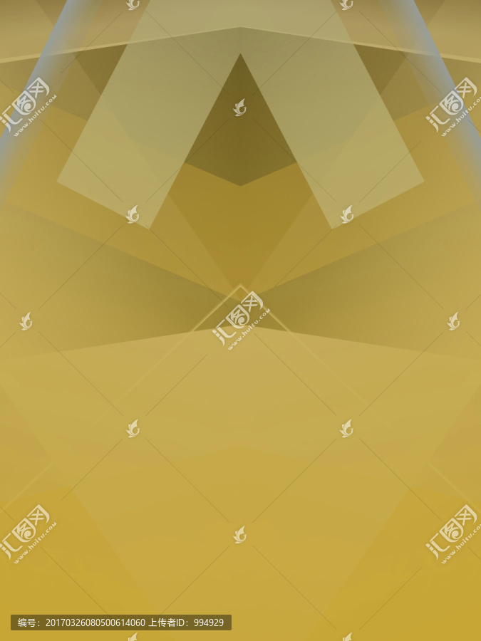 橙色立體幾何抽象拼接高清背景