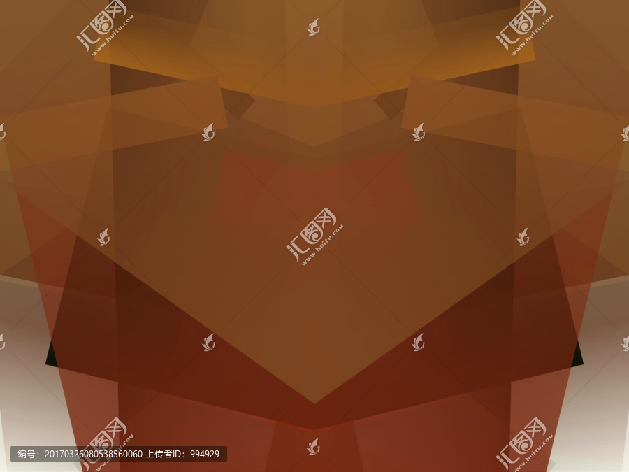 紅色立體幾何抽象拼接面背景底紋