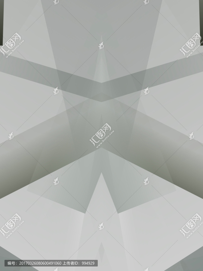 灰色立體幾何抽象拼接底紋背景