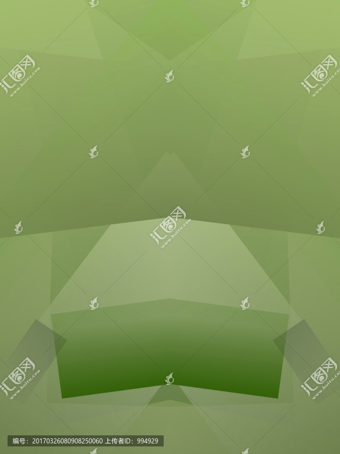 綠色幾何拼接立體抽象高清背景