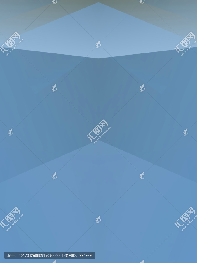 藍(lán)色幾何立體拼接抽象電腦圖案