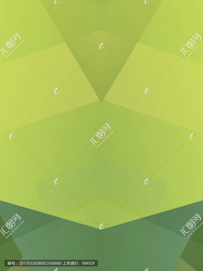 綠色幾何拼接立體抽象高清背景