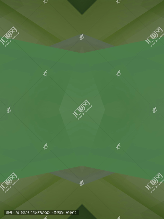 立體幾何抽象綠色拼接電腦圖案