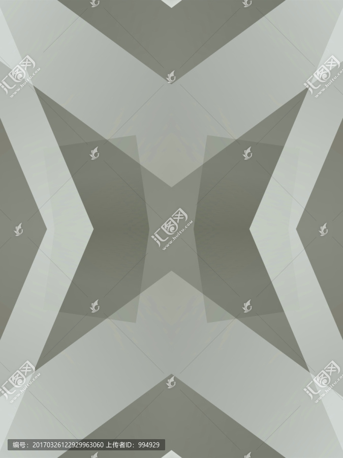 灰色幾何抽象立體拼接電腦圖畫(huà)