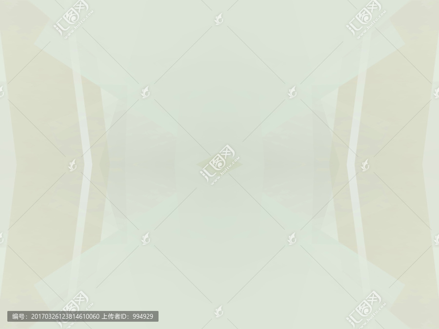 綠色幾何抽象拼接面立體電腦圖案