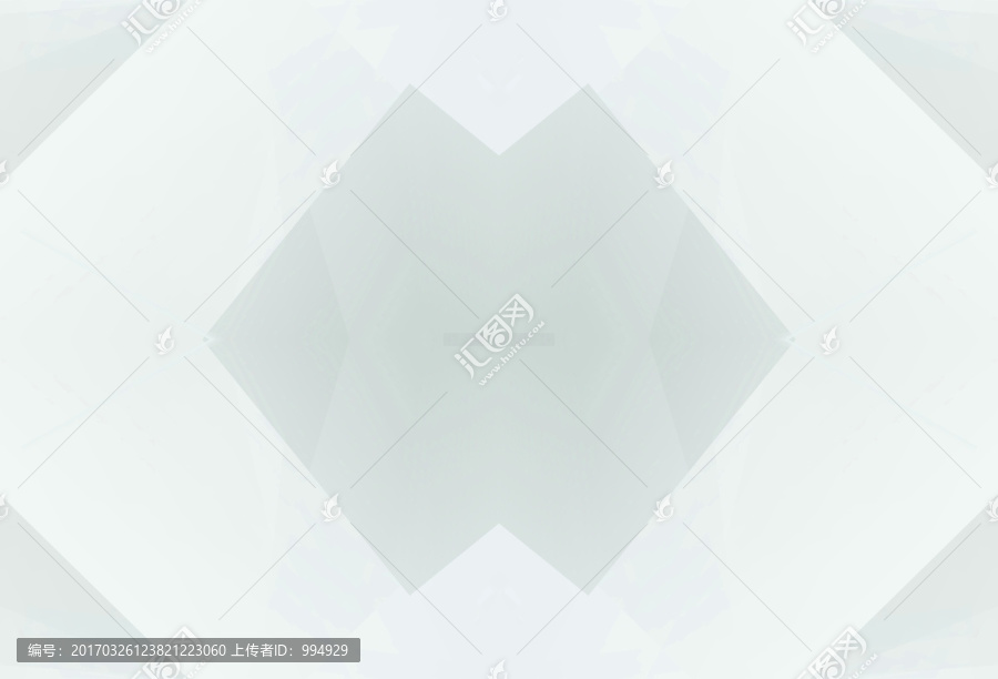 綠色幾何抽象拼接面立體電腦圖案