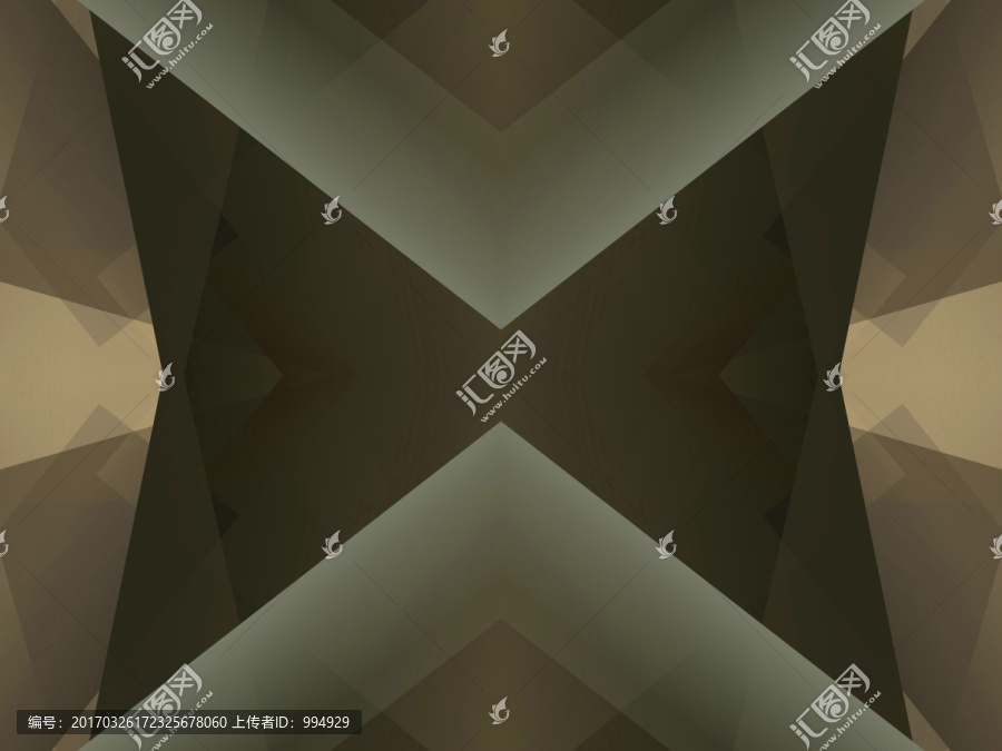 黑色幾何拼接立體高清抽象電腦畫(huà)