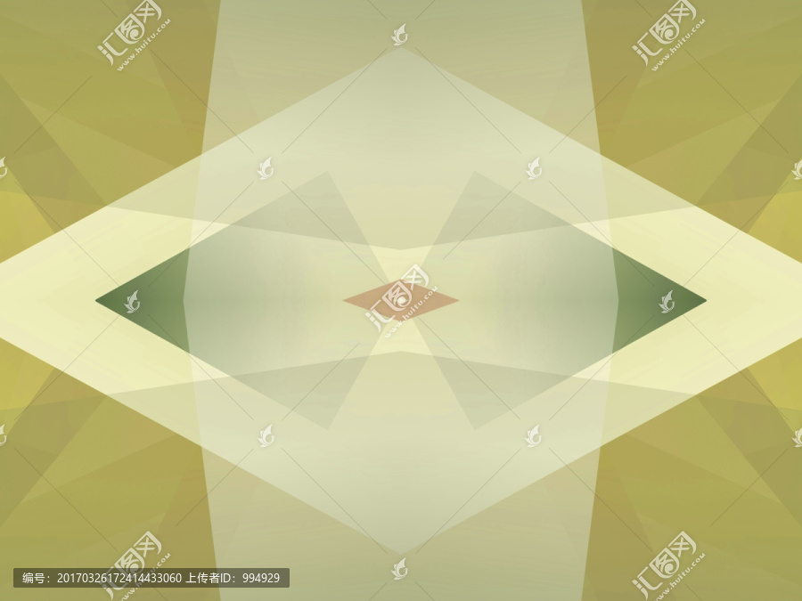 綠色幾何抽象立體拼接底紋背景