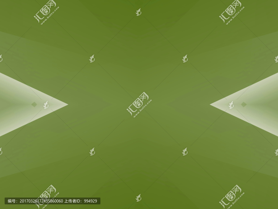 綠色幾何拼接抽象立體電腦圖案