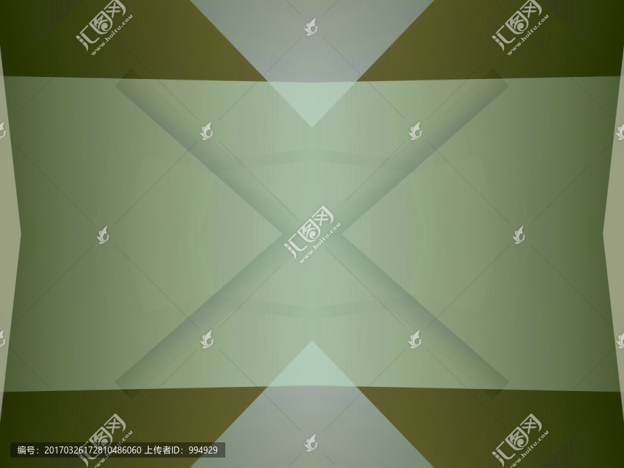 綠色幾何拼接高清抽象立體圖案