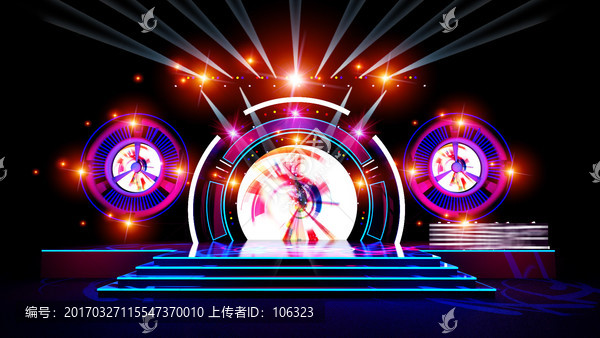 演唱會(huì)發(fā)布會(huì)舞臺(tái)模型