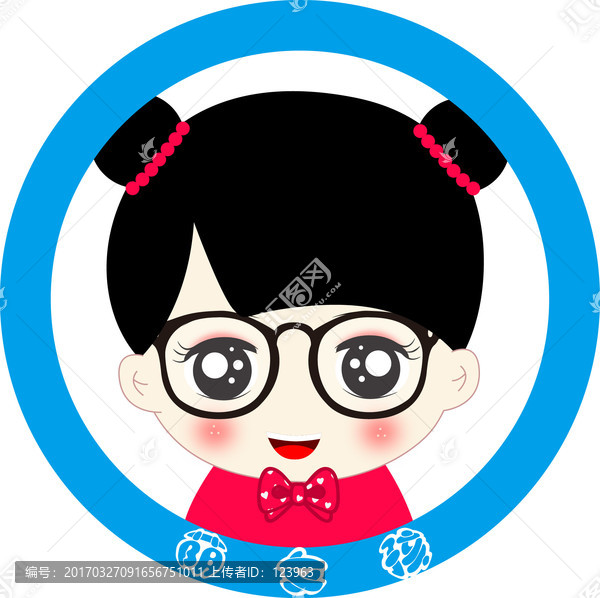 卡通女孩LOGO設(shè)計