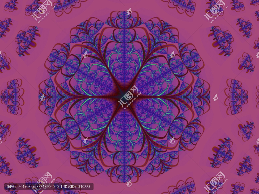 抽象數(shù)碼印花圖案