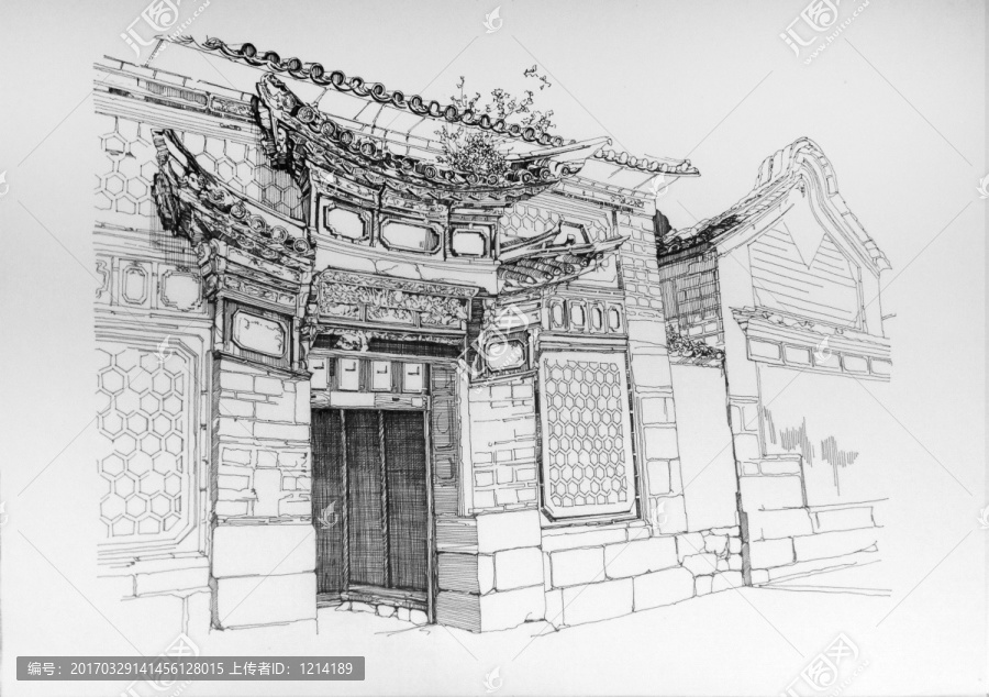 傳統(tǒng)民居入口