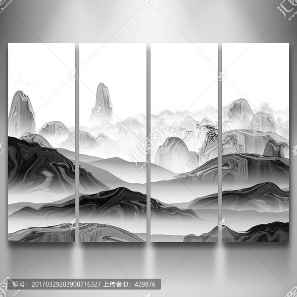 水墨山水畫(huà)