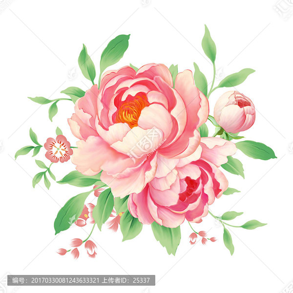 手繪花卉