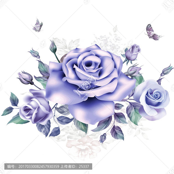 手繪花卉