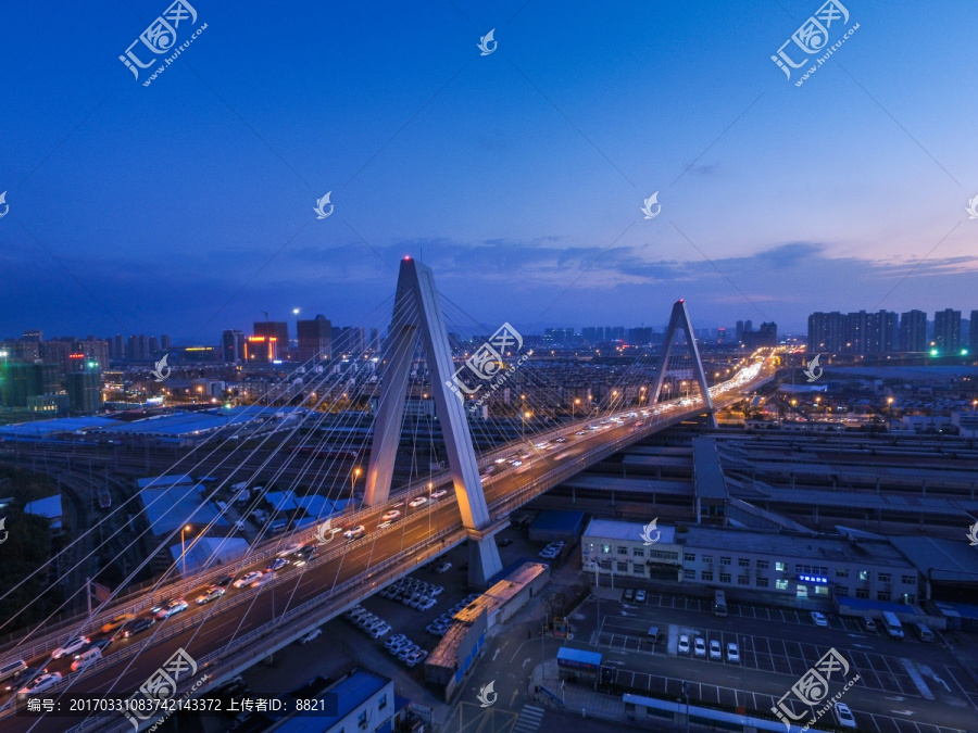 宁波福明大桥夜景