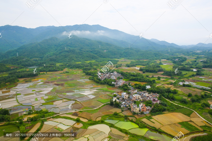 田园风光,山村,乡村