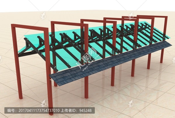 鋼結構景觀廊架