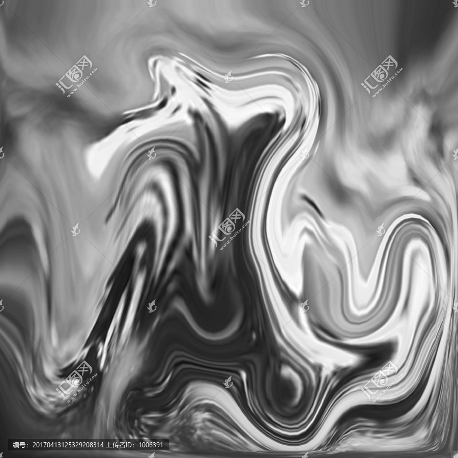 抽象水墨潑墨畫