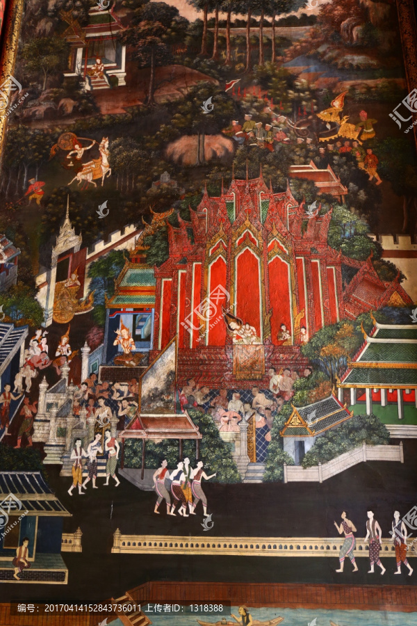 泰国寺庙壁画
