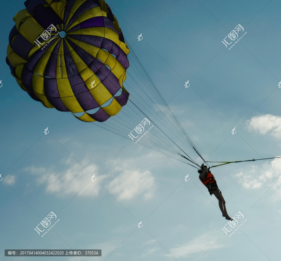 芭提雅,金沙岛,海边,降落伞