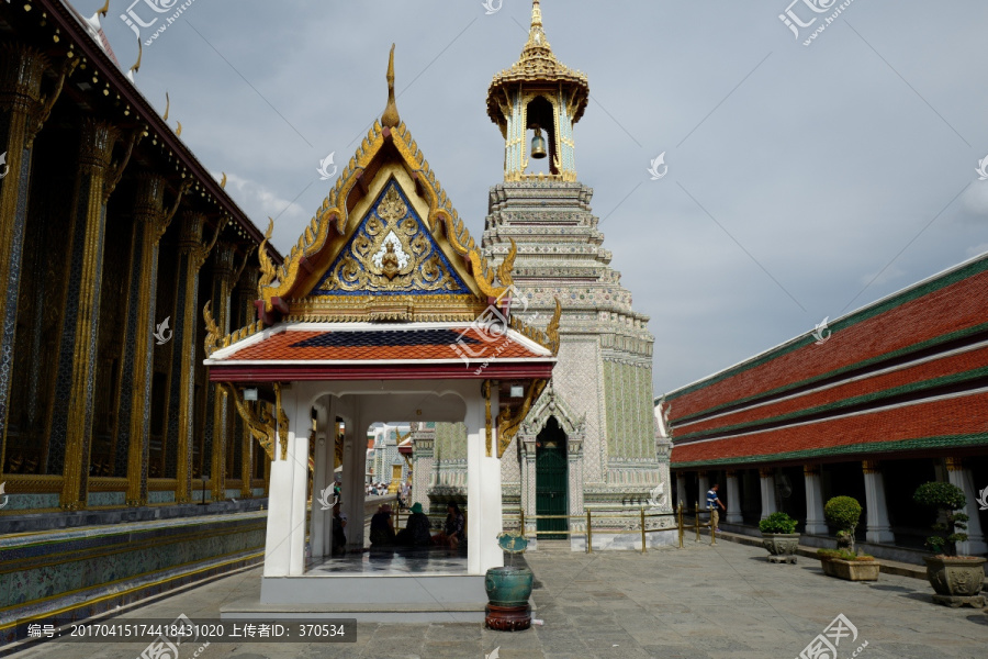 泰国,曼谷,大皇宫,宫廷建筑