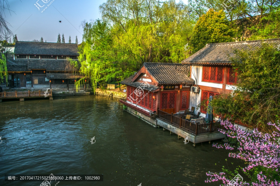 江南水乡南京秦淮河风景