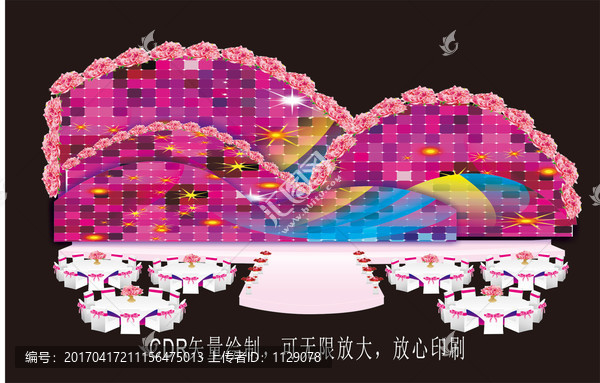 紫色主題婚禮