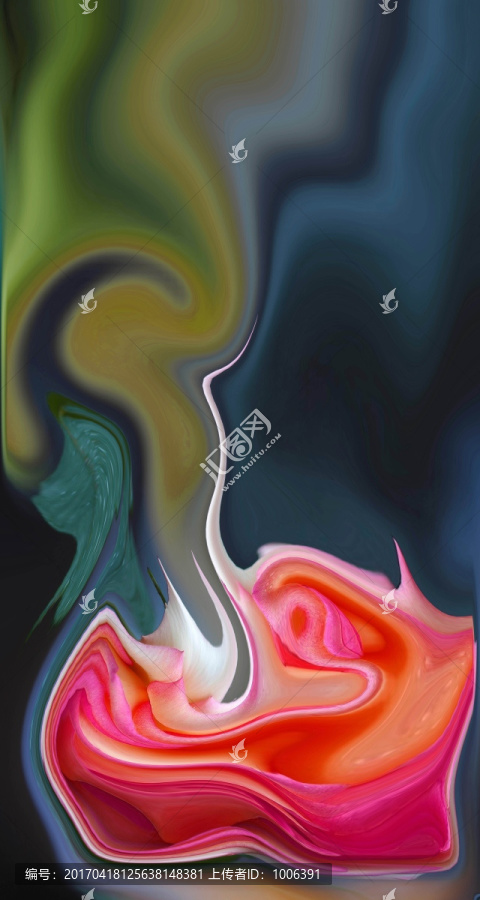 抽象油畫