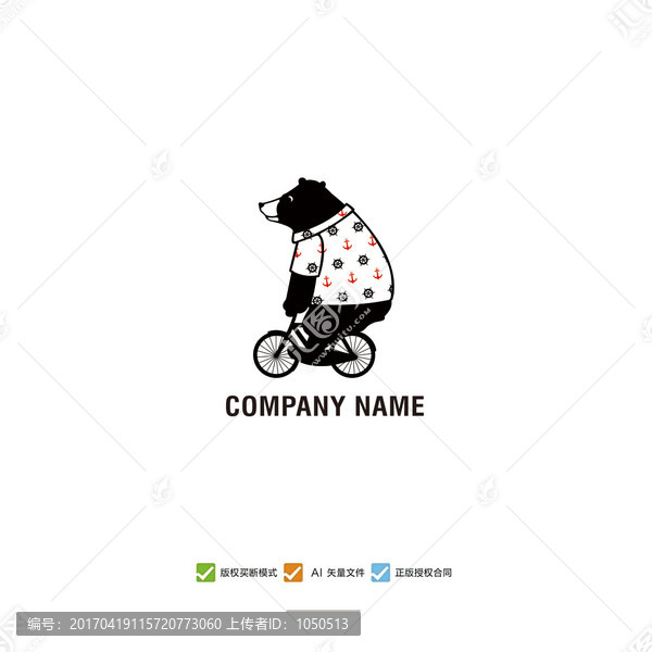 卡通熊LOGO