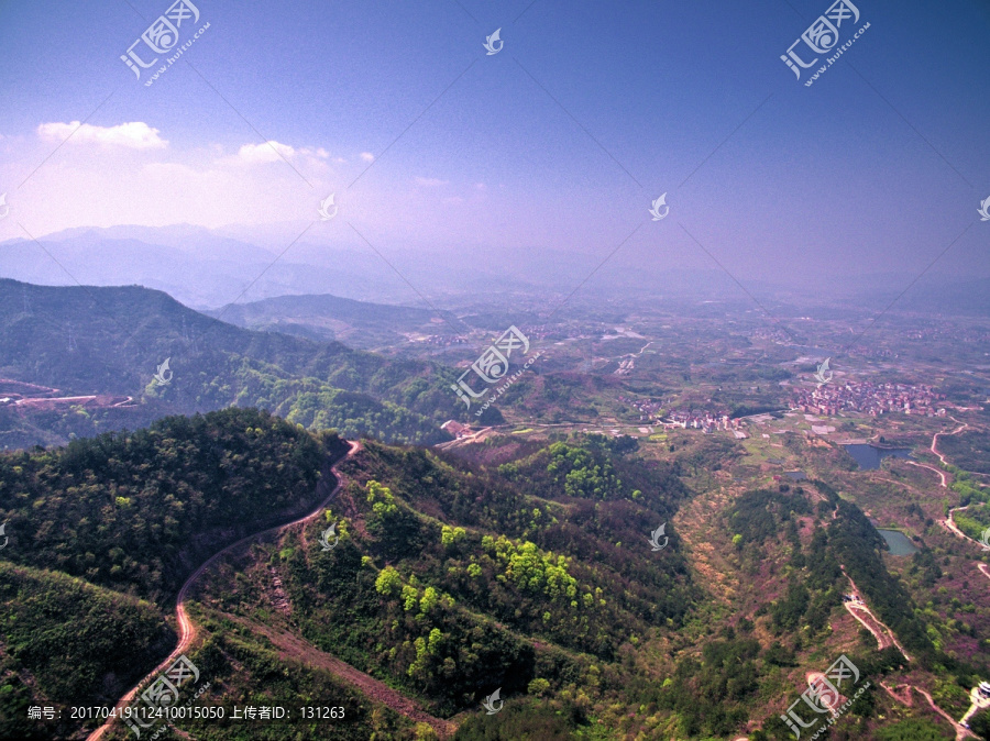 浙江兰溪转轮岩山区航拍