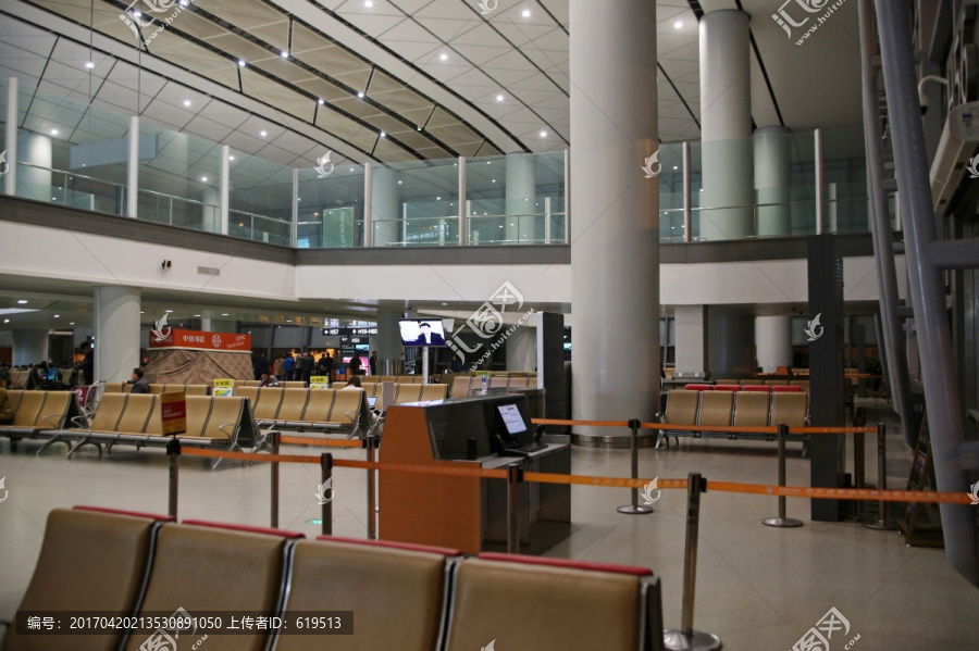 西安咸阳机场,航站楼,候机厅