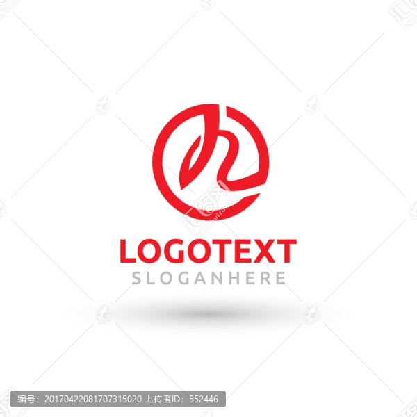 Hh字母標志logo