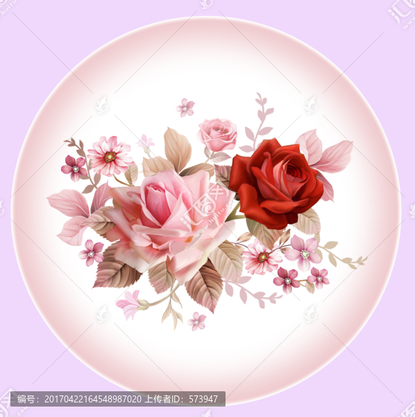 手繪花