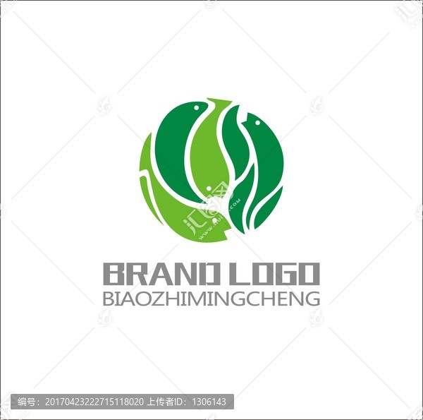 抽象LOGO,魚