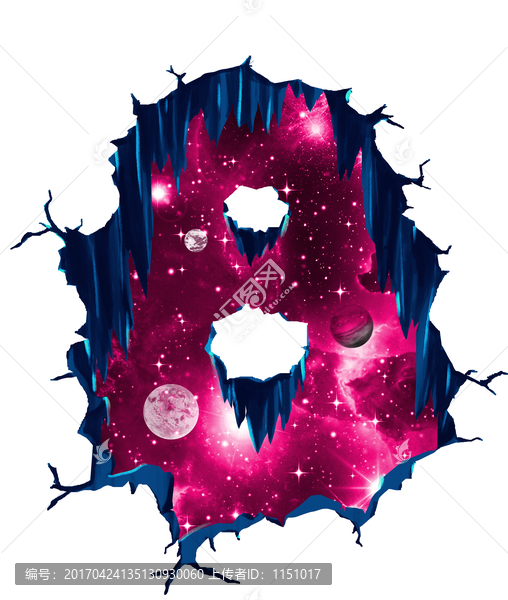 3D地畫,星空宇宙立體地畫