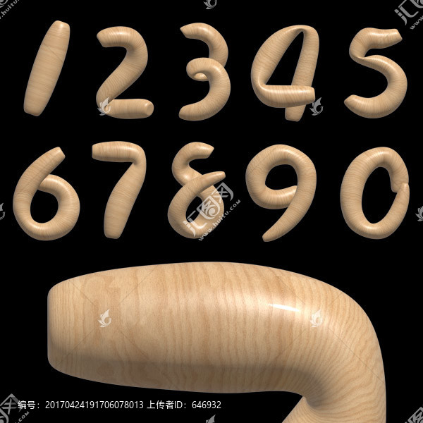 木質(zhì)數(shù)字