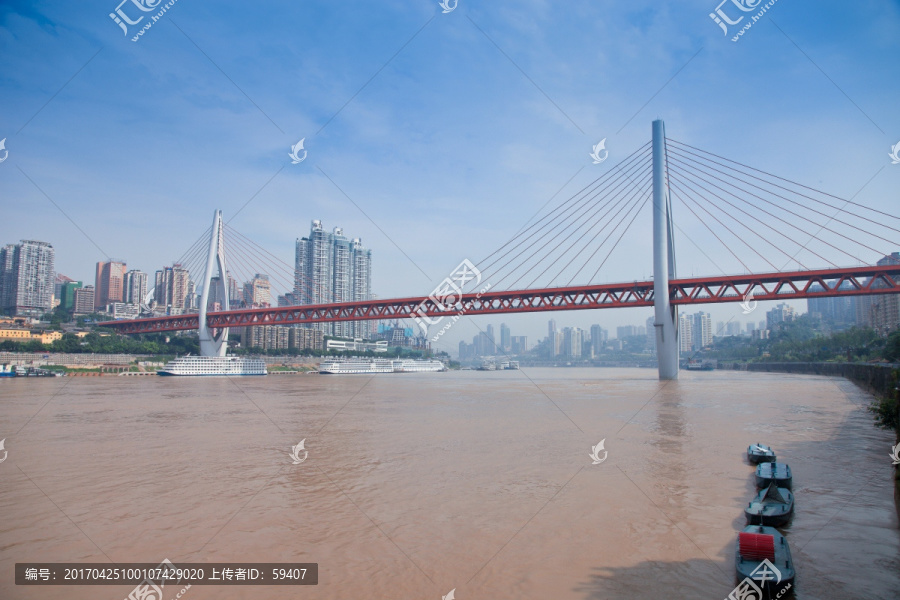 重庆东水门大桥,斜拉桥