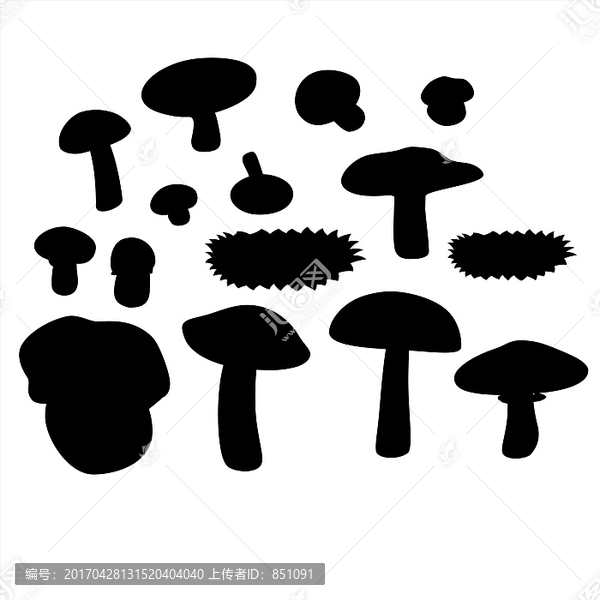 矢量蘑菇