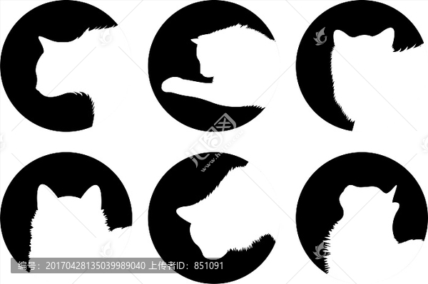貓咪矢量圖標(biāo)